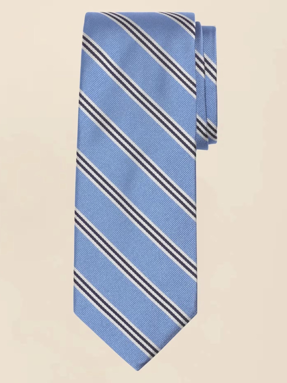 Brooks Brothers Light Blue Stripe Tie